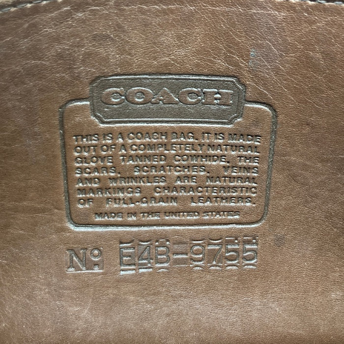 OLD COACH オールドコーチ 9755 USA製 レザーショルダーバッグ ブラウン 瑞穂店