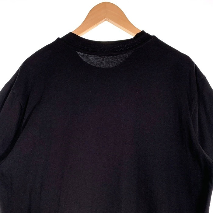 MONCLER モンクレール SS T-SHIRT ロゴ同色プリント Tシャツ ブラック 21年 Size M 福生店