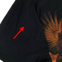 Eagle&Bike Print Tee イーグル バイク プリントTシャツ ブラック size XL 相当 福生店
