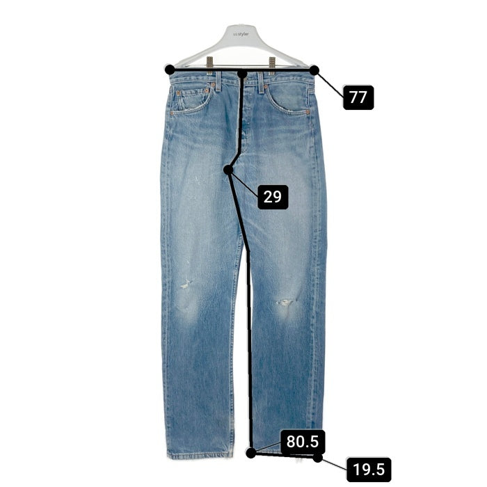 Levi's リーバイス 501 USA製 ボタン裏553 デニムパンツ ライトインディゴ size31 瑞穂店