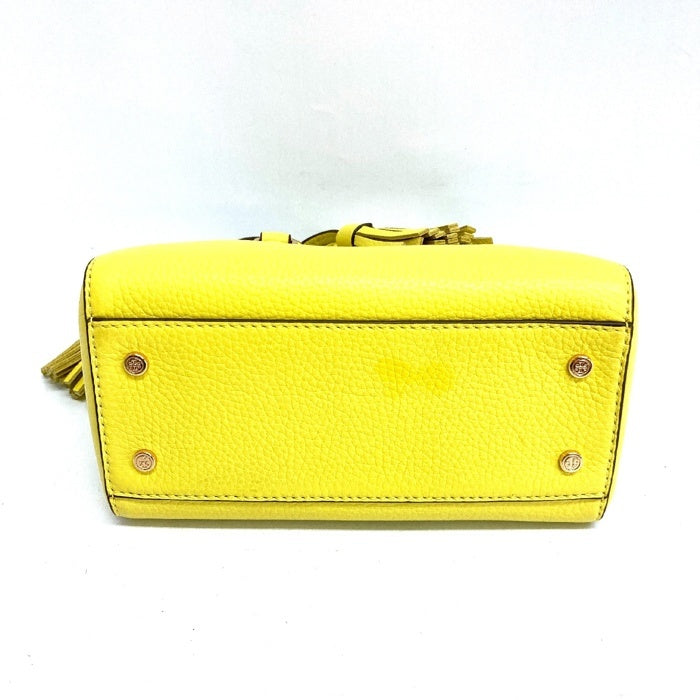 TORY BURCH トリーバーチ タッセル 2WAYハンドバッグ イエロー 瑞穂店