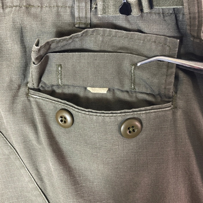 U.S. ARMY USA製 TROUSERS COMBAT カーゴパンツ カーキ sizeL※裾ドローコード変更 瑞穂店