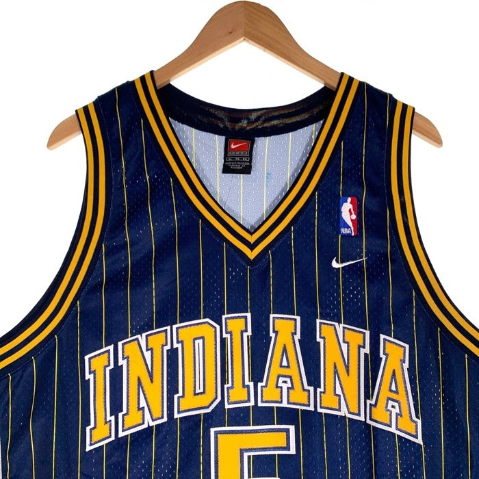 NIKE ナイキ NBA Indiana Pacers インディアナ・ペイサーズ Jalen Rose ジェイレンローズ タンクトップ ネイビー イエロー Size XL 福生店