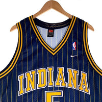 NIKE ナイキ NBA Indiana Pacers インディアナ・ペイサーズ Jalen Rose ジェイレンローズ タンクトップ ネイビー イエロー Size XL 福生店