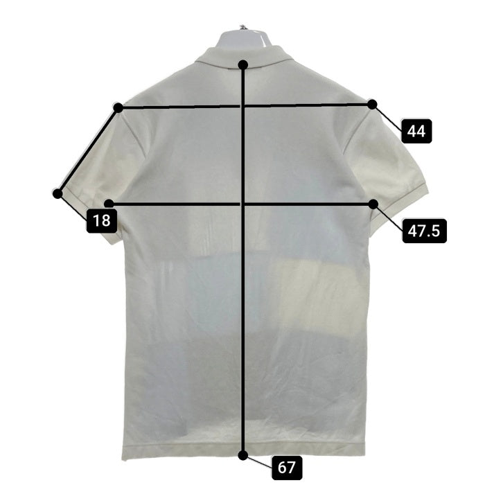COMME des GARCONS HOMME コムデギャルソンオム パッチワーク 鹿の子 ポロシャツ 半袖 ホワイト HC-T104 Size S 瑞穂店