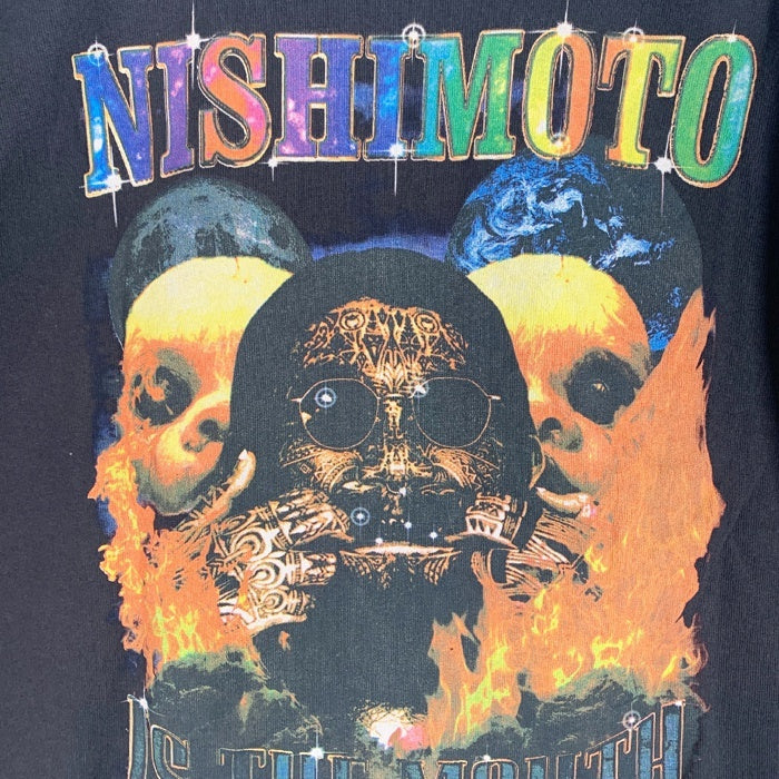 NISHIMOTO IS THE MOUTH ニシモトイズザマウス Rap S/S Tee ショートスリーブ ラップ Tシャツ プリント ブラック Size 2XL 福生店