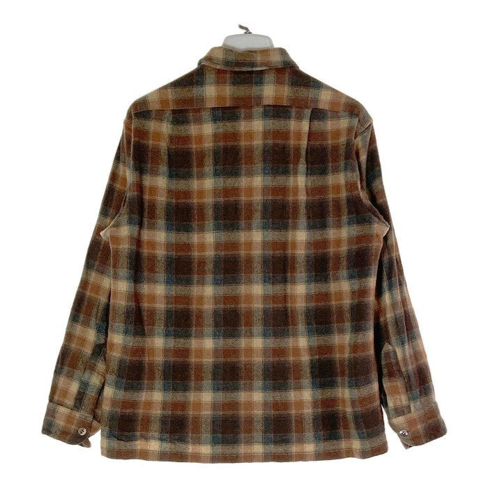 PENDLETON ペンドルトン ネルシャツ チェック ブラウン系 sizeL 瑞穂店