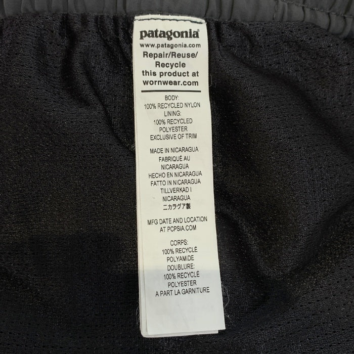 patagonia パタゴニア Baggies Long バギーズロング ナイロンショートパンツ チャコールグレー 58035SP22 Size XL  福生店