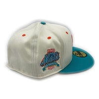 NEW ERA ニューエラ City icon ニューヨークメッツ 59FIFTY ベースボールキャップ アイボリー×エメラルドグリーン size60.6 瑞穂店