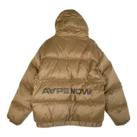 AAPE NOW エーエイプ ポリエステル ナイロン ダウンジャケット ゴールド AAPDNM7532XXJ Size XL 福生店