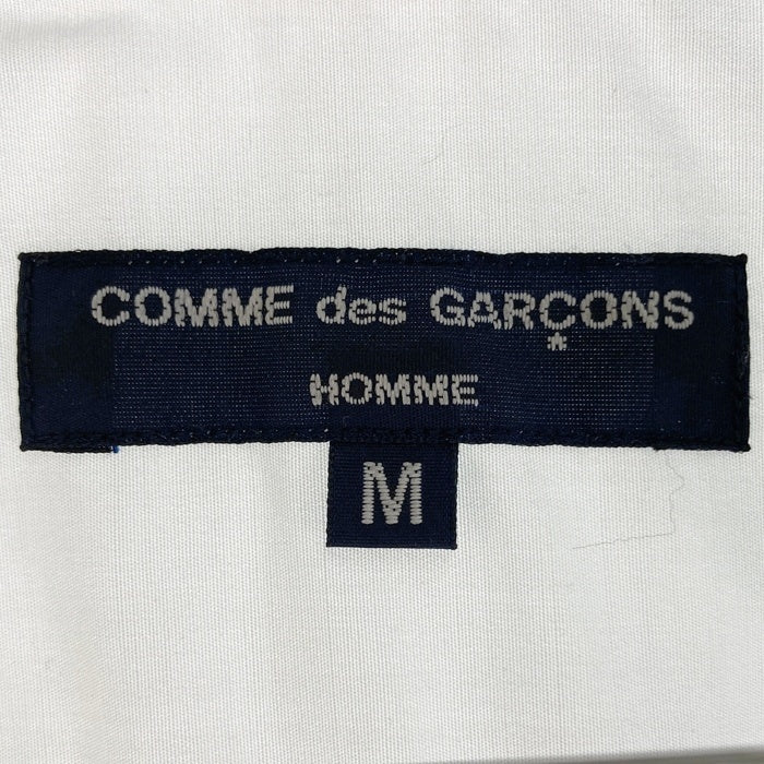 COMME des GARCONS HOMME コムデギャルソンオム ストライプパッチワーク 半袖シャツ HQ-B034 AD2015 ホワイト sizeM 瑞穂店