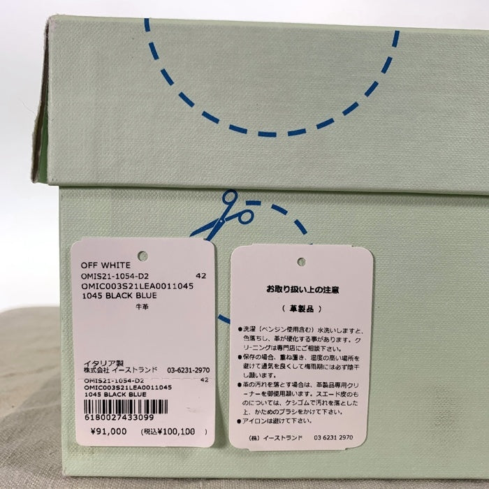 OFF-WHITE オフホワイト Sponge Slip-On スポンジスリッポン サンダル スウェード ブラック OMIC003S21LEA0011045 Size 42 福生店