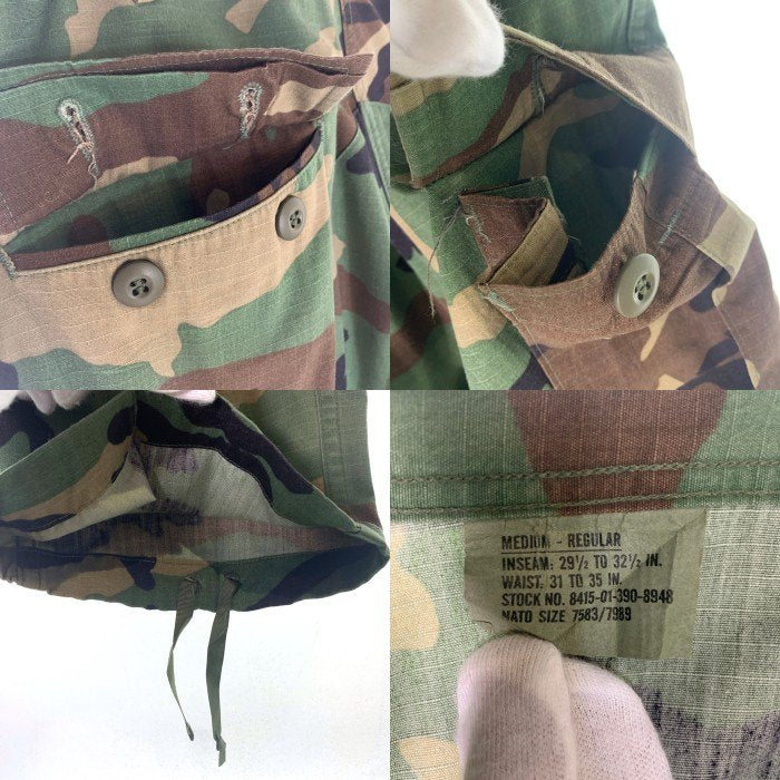 U.S. ARMY BDU TROUSERS トラウザーパンツ カーゴパンツ ウッドランドカモ 8415-01-390-8948 Size MEDIUM REGULAR 福生店
