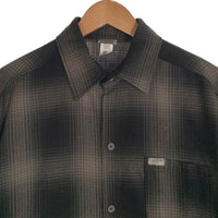 CALTOP キャルトップ オンブレチェック 半袖シャツ ブラック アクリル Size M 福生店