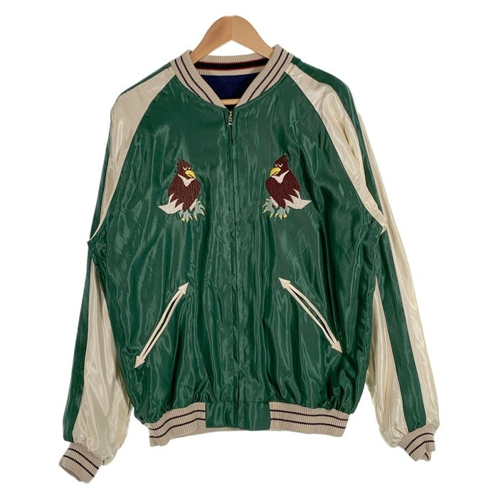 KITH キス 23SS TAILOR 東洋 Souvenir Jacket スーベニアジャケット リバーシブル スカジャン TOKYO ネイビー グリーン TT15267KT Size L 福生店