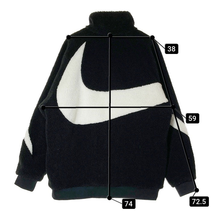 NIKE ナイキ BQ6546-011 BIG SWOOSH BOA JACKET ビッグ スウッシュ ボアジャケット ブラック sizeXL 瑞穂店