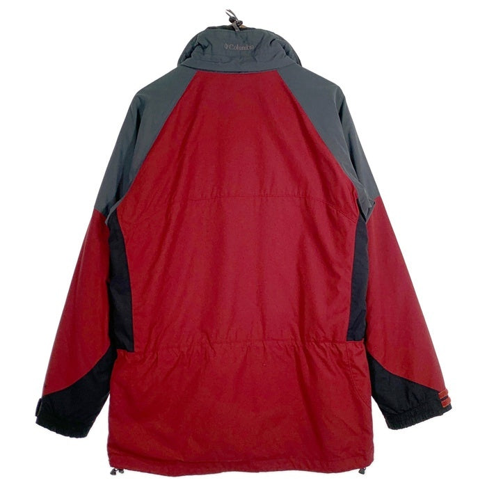 Columbia コロンビア VERTEX ナイロンジャケット フリースライナー レッド グレー F4MO2288 Size L 福生店