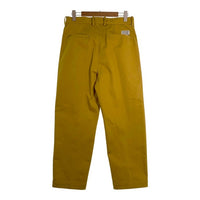 WACKO MARIA ワコマリア Double Pleated Chino Trousers ダブルプリーツ チノトラウザーパンツ イエロー Size L 福生店