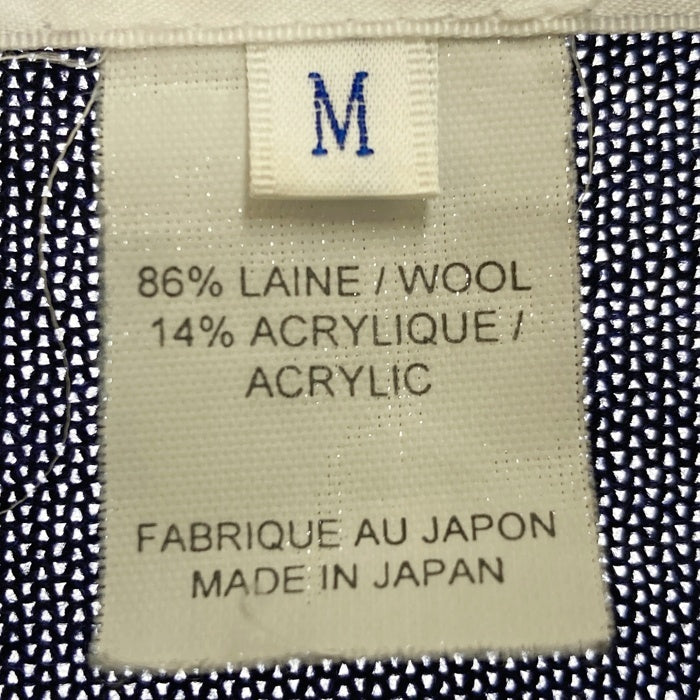 COMME des GARCONS SHIRT コムデギャルソンシャツ W27501 ウール パッチワーク セーター ネイビー sizeM 瑞穂店