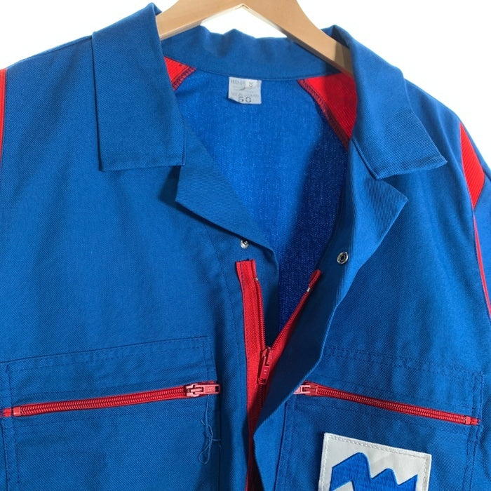 RENFORT＋ 企業物 コットン ジップアップ フレンチ ワーク ジャケット ブルー フランス製 Size 50 福生店