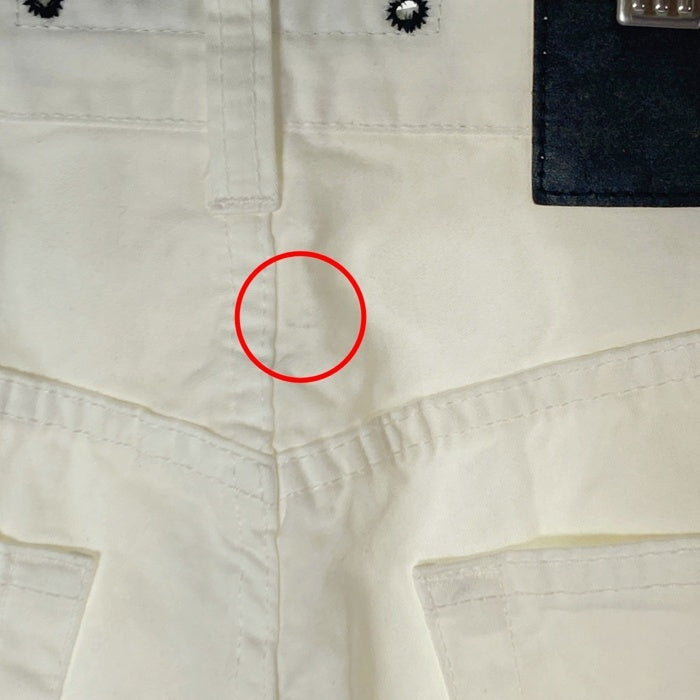 STONE ISLAND ストーンアイランド ボタンフライ コットン 5ポケットパンツ ホワイト size33 瑞穂店