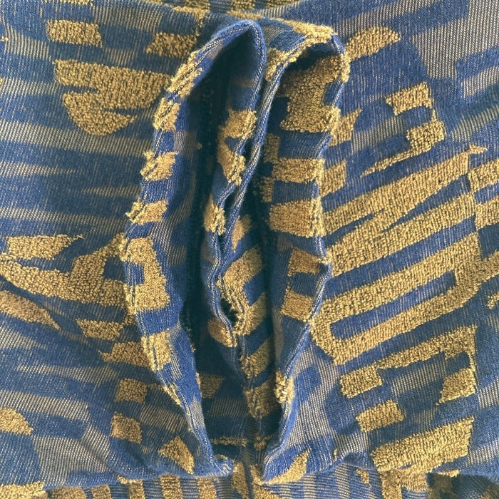 Vivienne Westwood MAN ヴィヴィアンウエストウッドマン VW-LP-86249 パイル地 総柄 リブTシャツ ネイビー size48 瑞穂店