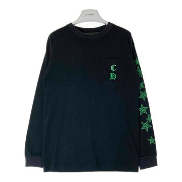 CHROME HEARTS クロムハーツ ホースシュー スター ロンT オールド ブラック sizeM 瑞穂店