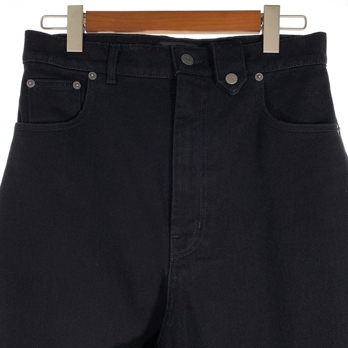 EGONLAB. エゴンラボ 25SS BAGGY DENIM PANTS バギー デニム ワイドパンツ ブラック DN006C Size XS 福生店
