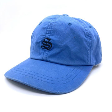 STUSSY ステューシー ワンポイント刺繍 キャップ 帽子 ブルー sizeOSFA 瑞穂店