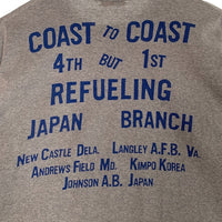 BUZZ RICKSON'S バズリクソンズ FOURTH BUT FIRST プリントTシャツ グレー Size L 福生店