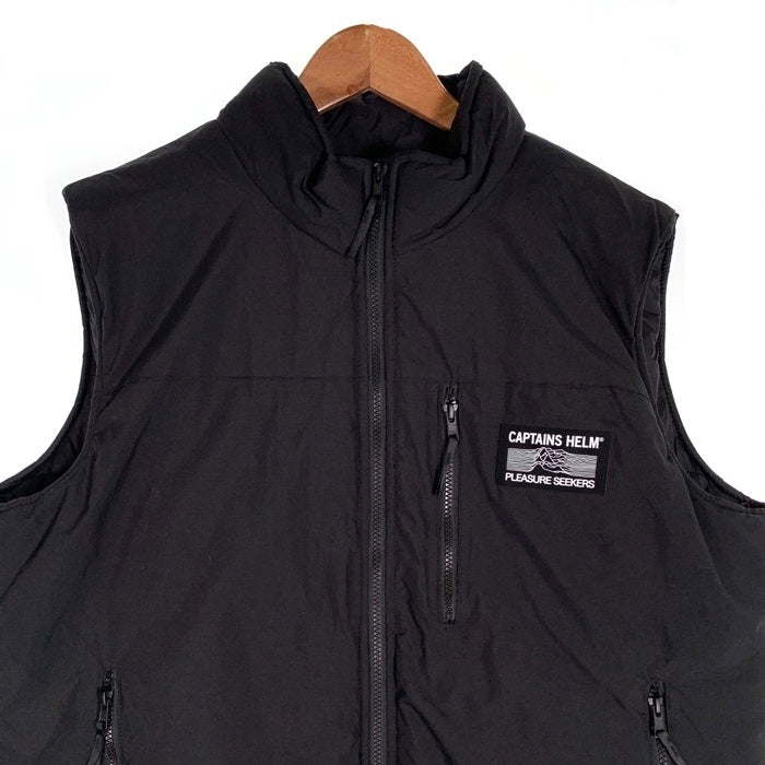 CAPTAINS HELM キャプテンズヘルム LEVEL 7 E.C.W.C.S PRIMALOFT VEST C.H Custom レベル7 エクワックス プリマロフト 中綿ベスト ブラック CH23-AW-J08 Size L-R 福生店