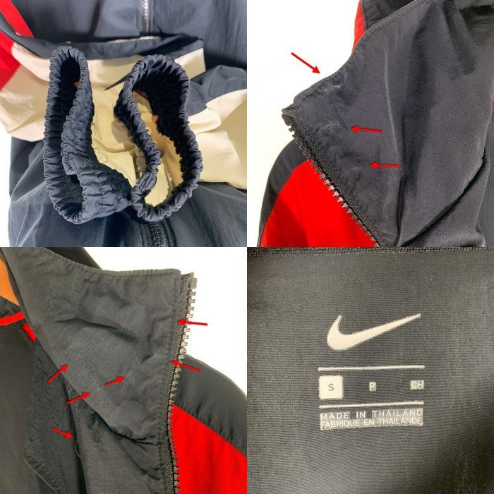 NIKE ナイキ19SS KYRIE LT WT JAKET カイリー ジップアップ ナイロン ジャケット ブラック レッド AJ3458-010 Size S 福生店