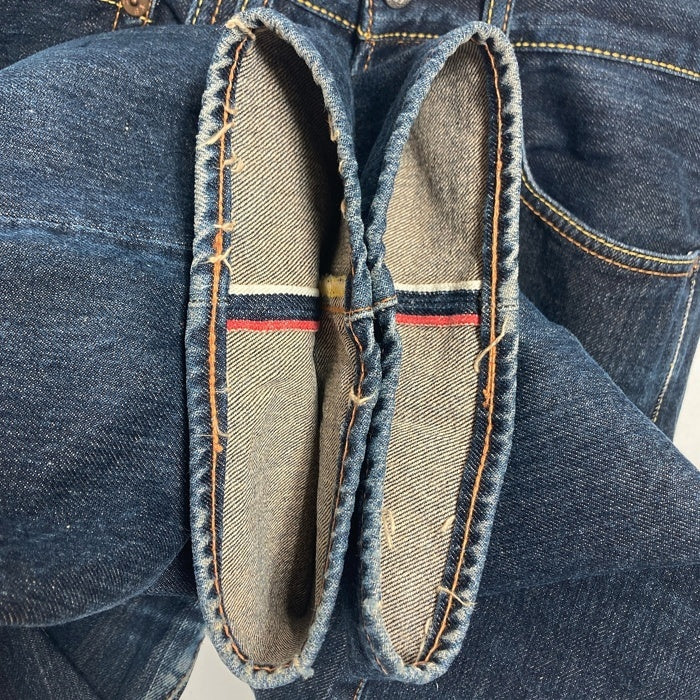 EVISU PARIS エヴィス パリ ボタンフライ テーパードデニムパンツ ジーンズ インディゴ Lot.0001 Size 29×34 瑞穂店