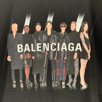BALENCIAGA バレンシアガ 20SS Real Balenciaga Tee プリントTシャツ ブラック HT82 612965 TIVA1 Size XS 福生店