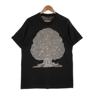 90's Family&Tree Rock'nRoll ファミリーアンドツリー ロックンロール プリントTシャツ ブラック アーティスト バンド Fruit Of The Loom Size L 福生店