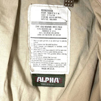 ALPHA INDUSTRIES アルファインダストリーズ USA製 80's 旧タグ SCOVILL M-65 フィールドジャケット デザートカモ sizeM-R 瑞穂店