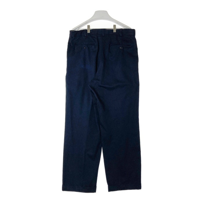 CHAPS RALPH LAUREN チャップスラルフローレン レーヨン混 ツータックチノパンツ ネイビー size34 瑞穂店