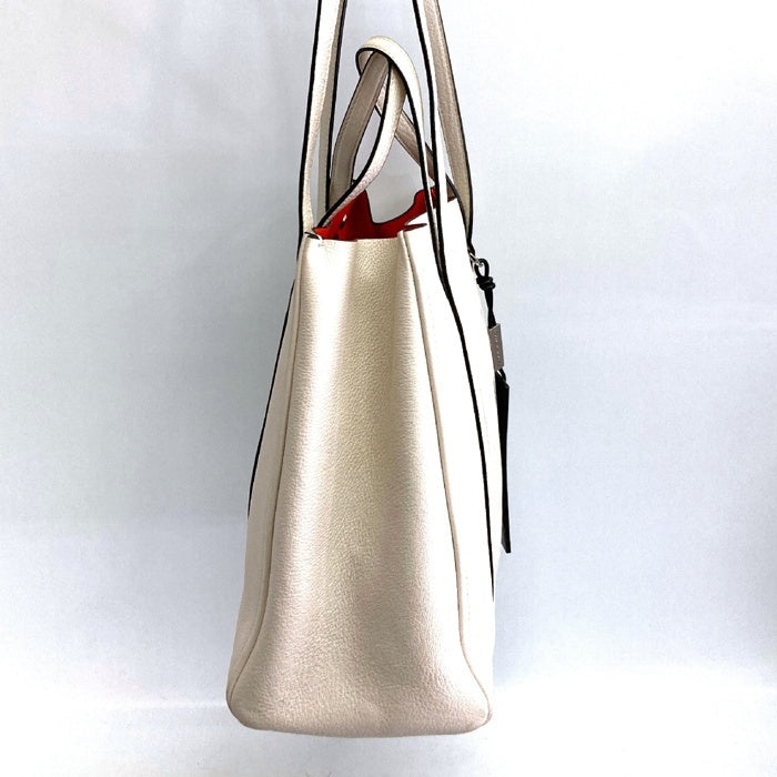 MARC JACOBS マークジェイコブス ２WAY レザー TAG TOTE バッグ ホワイト 瑞穂店