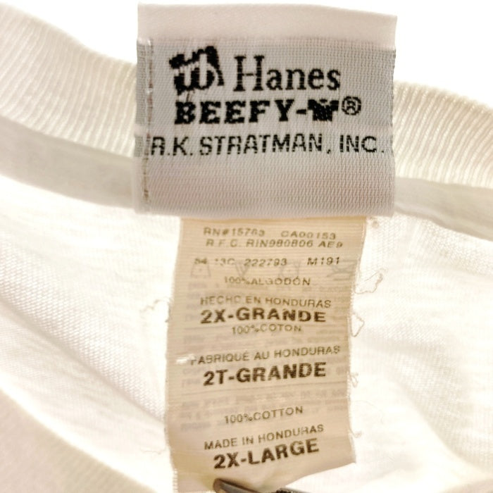 Harley-Davidson ハーレーダビッドソン Red Rock 両面プリント BEEFYボディ ポケット付きTシャツ ホワイト size2XL 瑞穂店
