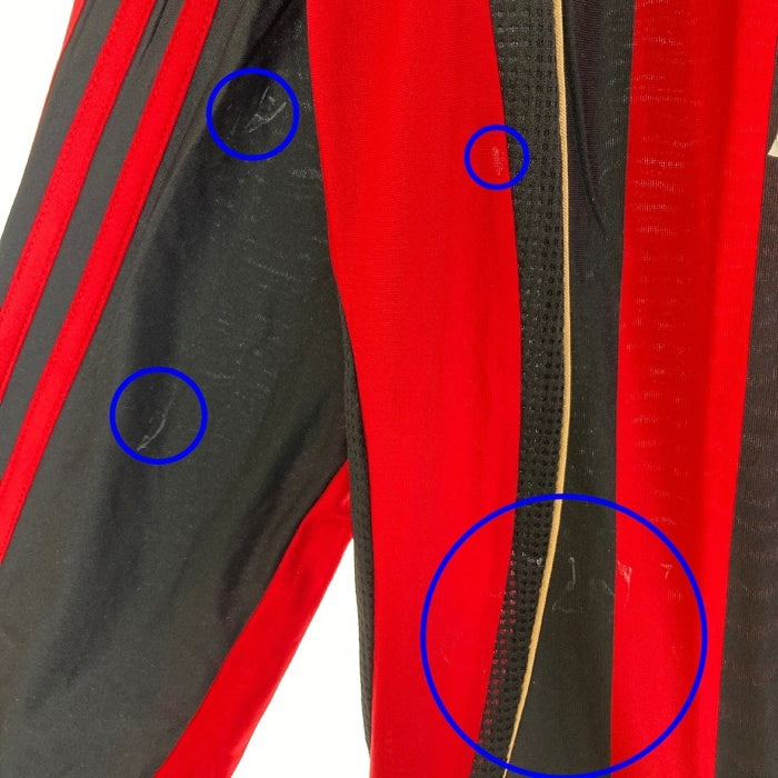 ADIDAS アディダス 593533 ACミラン 06/07 ユニフォーム ホーム 長袖 チャンピオンズリーグ レッド size2XO 瑞穂店