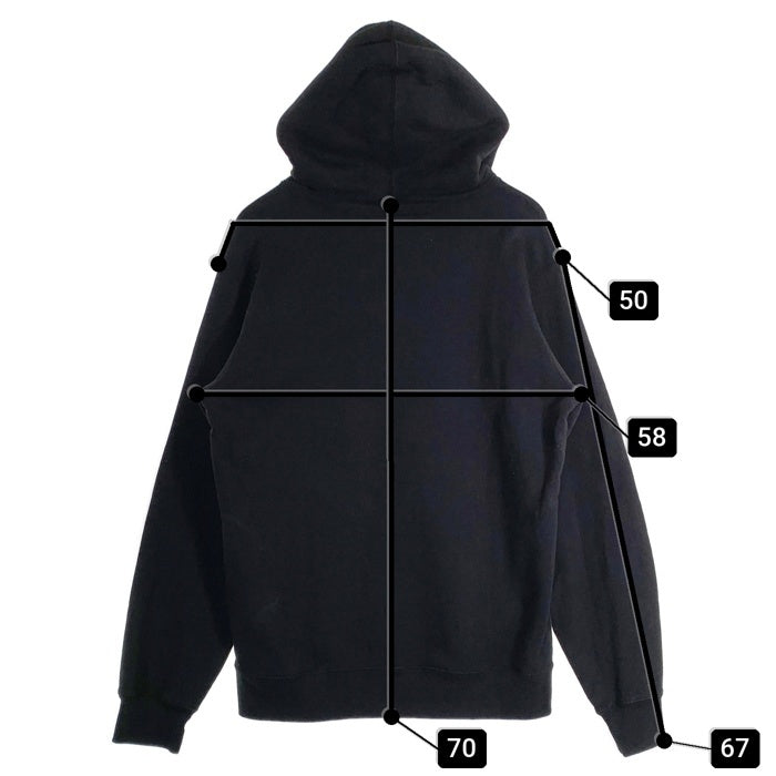 SUPREME シュプリーム 19SS Blockbuster Hoodie Sweatshirt ブロックバスター フーデッド スウェット プルオーバー フーディー パーカー ブラック Size L 福生店