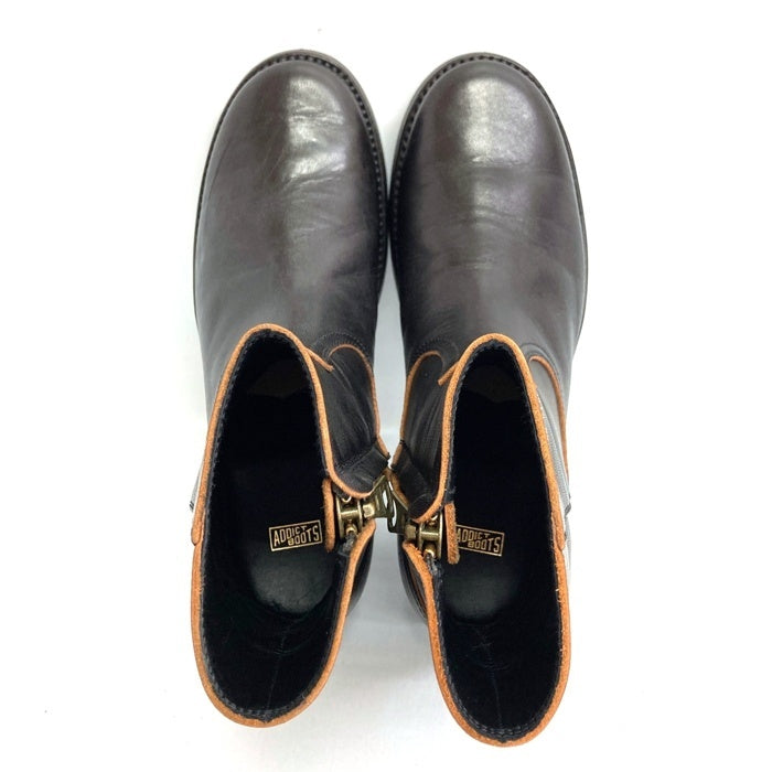 ADDICT CLOTHES アディクトクローズ AB-05H-CL HORSEHIDE ZIP WESTERN BOOTS ホースハイド ジップ ウエスタンブーツ ブラック size26cm 瑞穂店