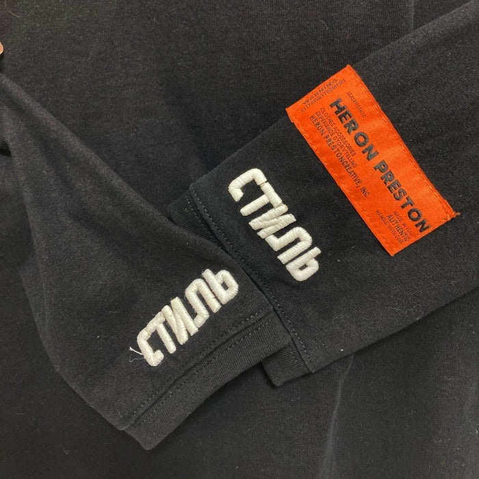 HERON PRESTON ヘロンプレストン モックネック 長袖Tシャツ ブラック sizeM 瑞穂店