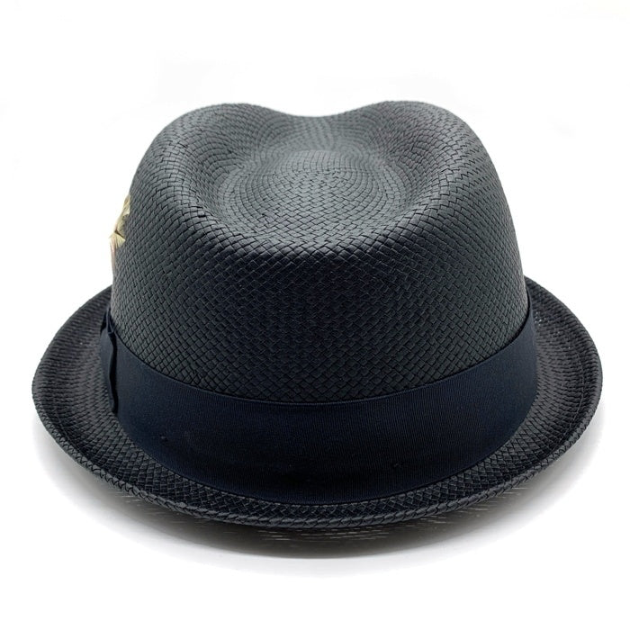 NEWYORK HAT ニューヨークハット ストローハット ブラック USA製 Size XXL 福生店