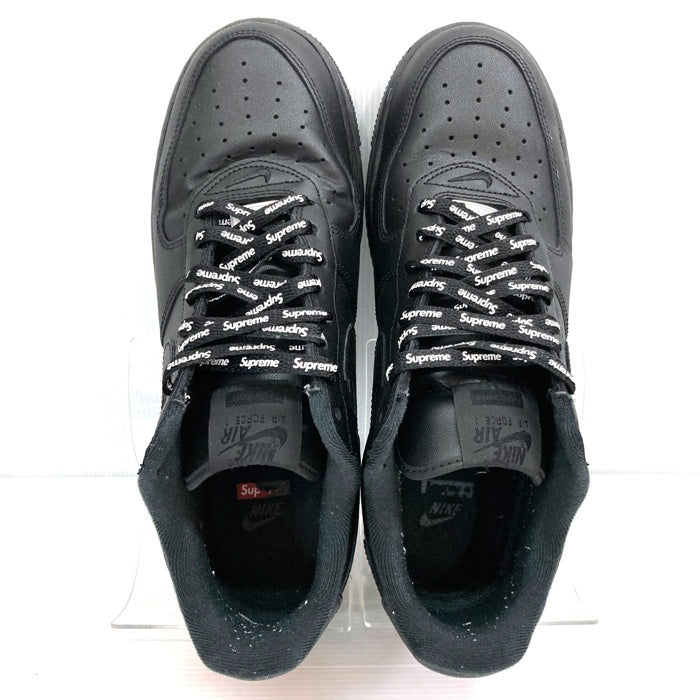 NIKE ナイキ  supreme シュプリーム CU9225-001エアフォース1 スニーカー ブラック size27.5cm 瑞穂店