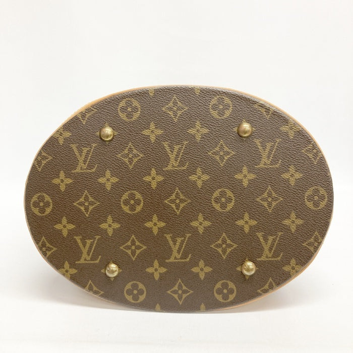 LOUIS VUITTON ルイヴィトン M42236 ショルダー トートバッグ バケットGM モノグラム 内側劣化無し ブラウン 瑞穂店