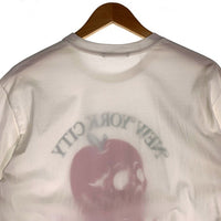THEE HYSTERIC XXX ジィヒステリックトリプルエックス THE BIG APPLE プリントTシャツ ホワイト 06221CT02 Size M 福生店