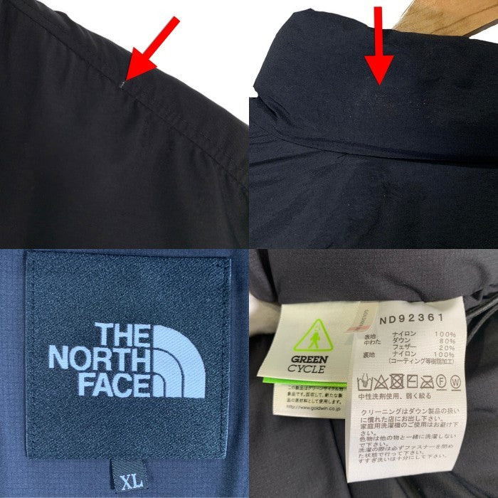 THE NORTH FACE ノースフェイス Alteration Sierra Jacket オルタレーションシエラジャケット ダウン ブラック ND92361 Size XL 福生店