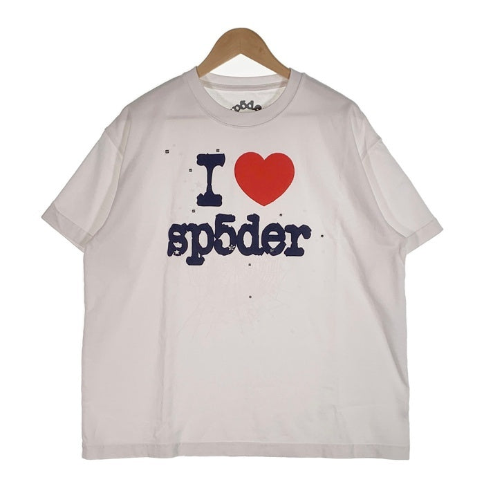 Sp5der スパイダー 24SS WHITE SOUVENIR TEE スーベニアTシャツ プリント ホワイト M03TS001SVHG Size M 福生店