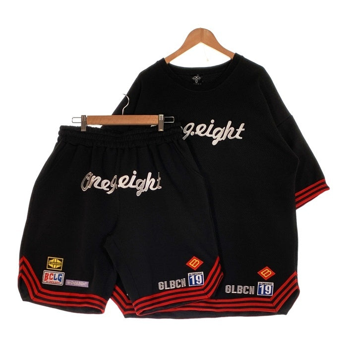 CHEERA W-ONE9 EIGHT 半袖トップ ショートパンツ セット ブラック Size XL 福生店